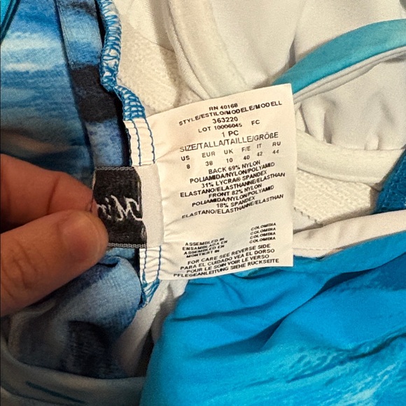 Miraclesuit Ray of Light Bel Ami One Piece Swimsuit SZ 8 NWOT - Picture 6 of 7